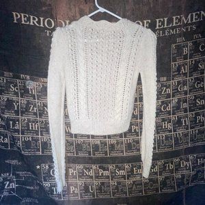 WILFRED / ARITZIA CREAM KNIT SWEATER
